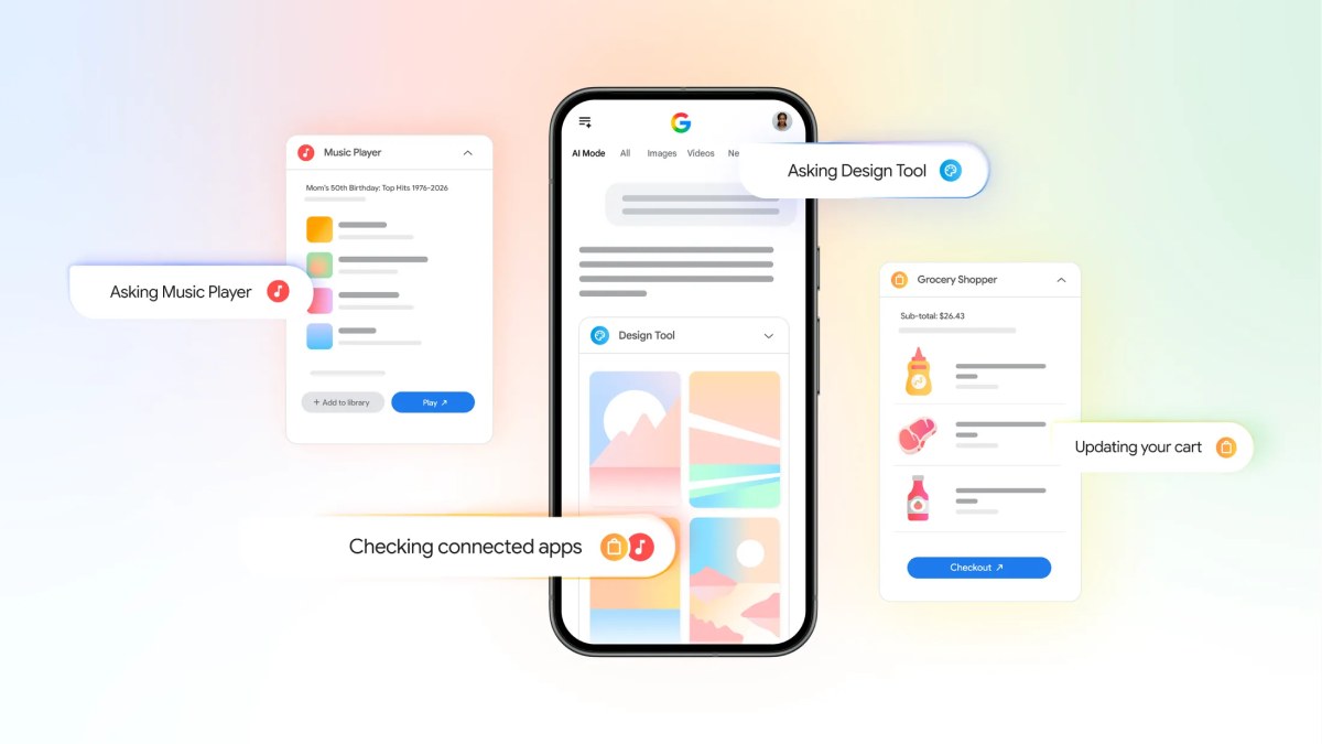 google adds youtube music, instacart, canva to AI mode search