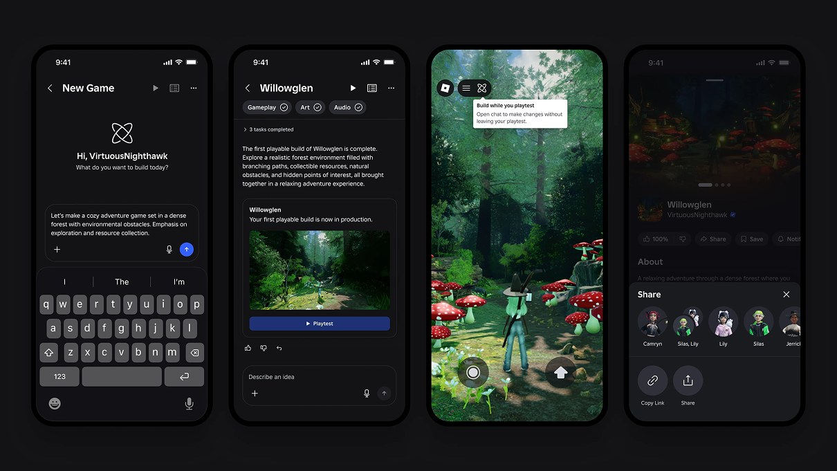 Roblox's Build lets anyone make a game from their phone with AI
