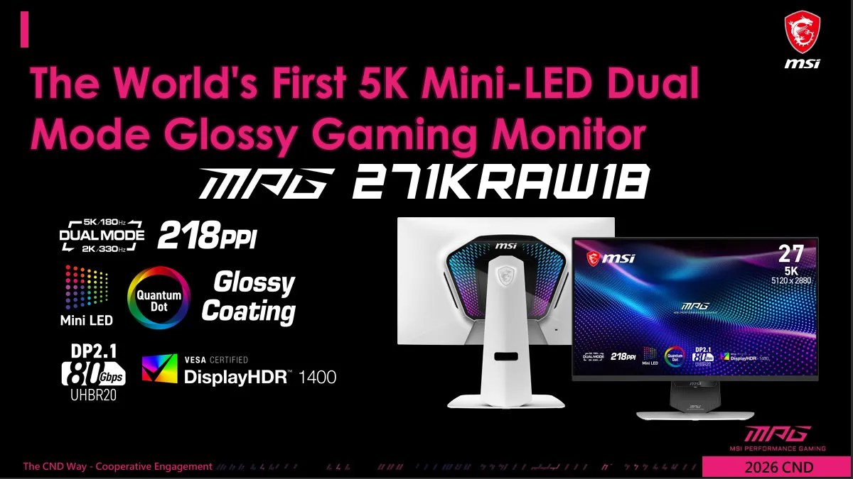 MSI's new 27-inch QD-OLED monitor is built for the Mac ecosystem
